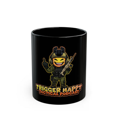 Trigger Happy Tactical Podcast Mug - Middle Finger
