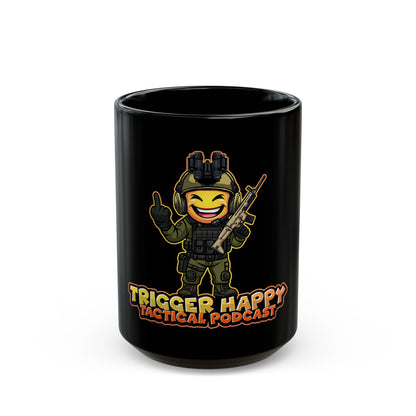 Trigger Happy Tactical Podcast Mug - Middle Finger