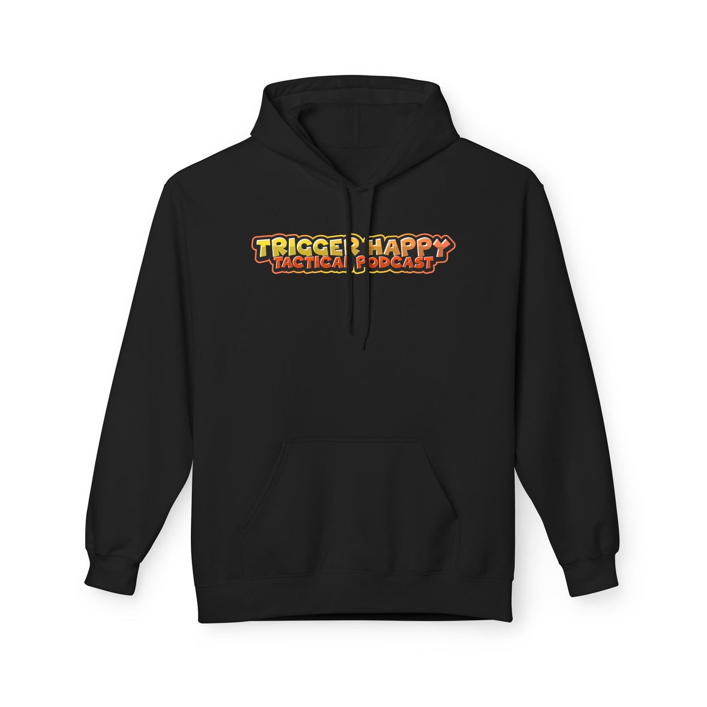 Trigger Happy Tactical Podcast - DONT BE A P*SSY Hoodie - Middle Finger - Black Gear