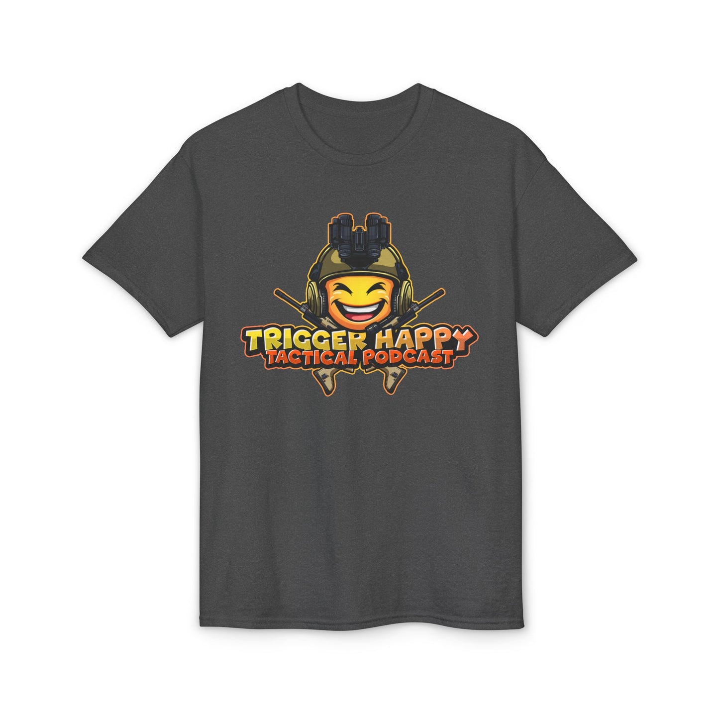 Trigger Happy Tactical Podcast T-Shirt — Head Shot Tee - Tan Gear