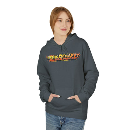 Trigger Happy Tactical Podcast - DONT BE A P*SSY Hoodie - Middle Finger - Black Gear